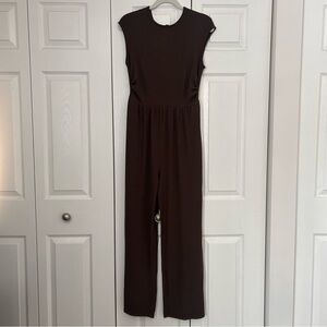 Elegant Brown Jumpsuit